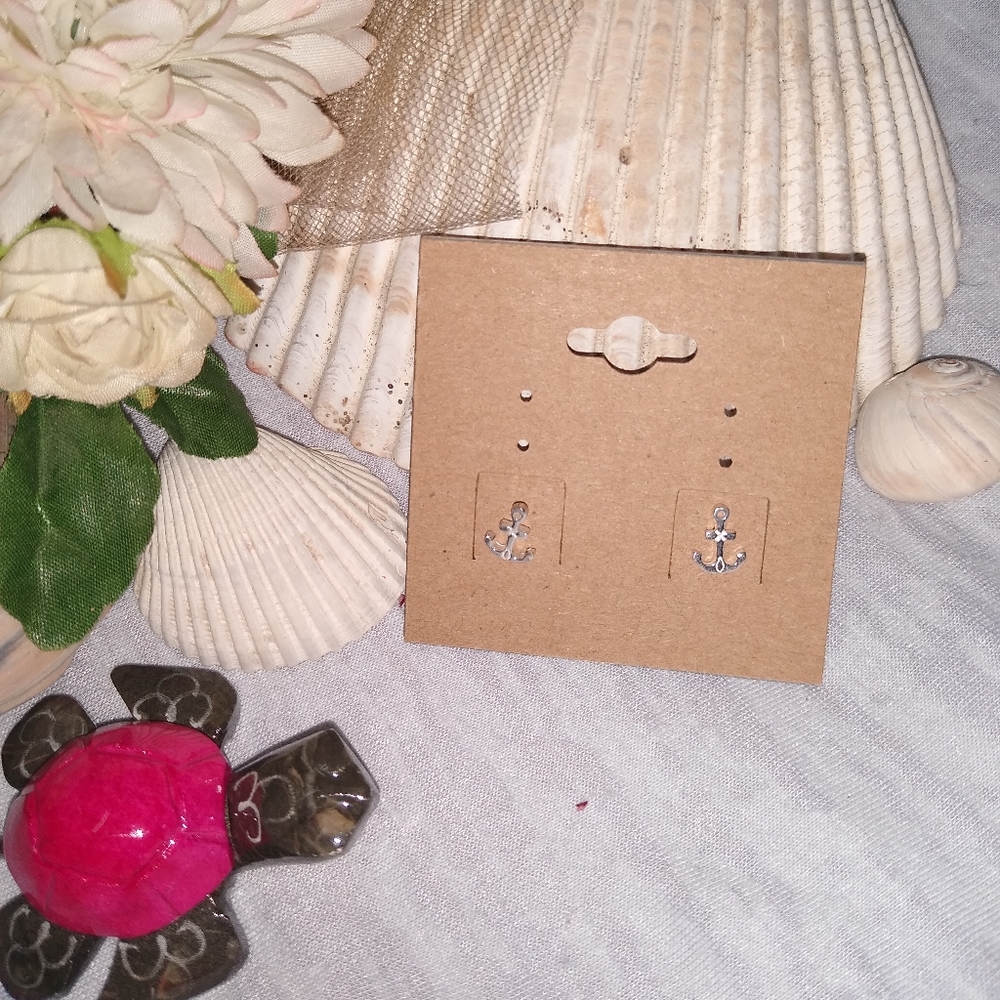 NWT 925 SS Anchor Earring